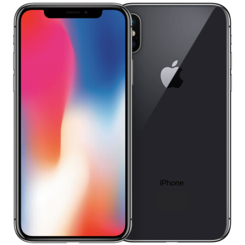 Refurbished iPhone X 64 GB Space Gray Licht gebruikt Tweedehands