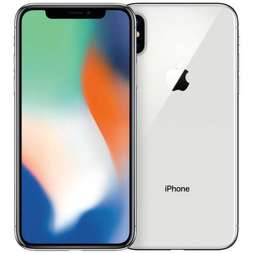 Refurbished iPhone X 64 GB Zilver Als nieuw Tweedehands