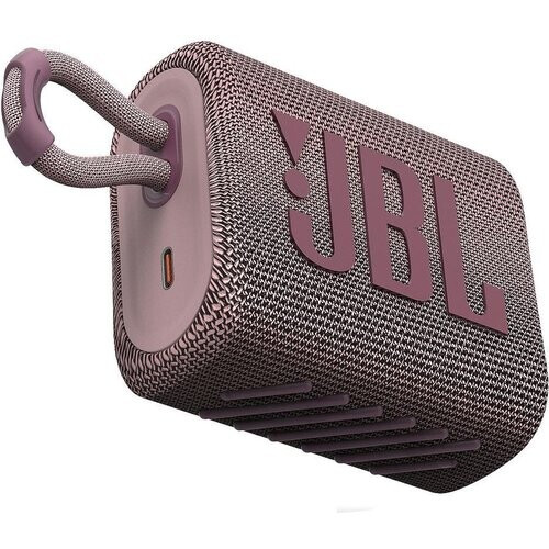 Refurbished JBL GO 3 Speaker Bluetooth - Roze Tweedehands