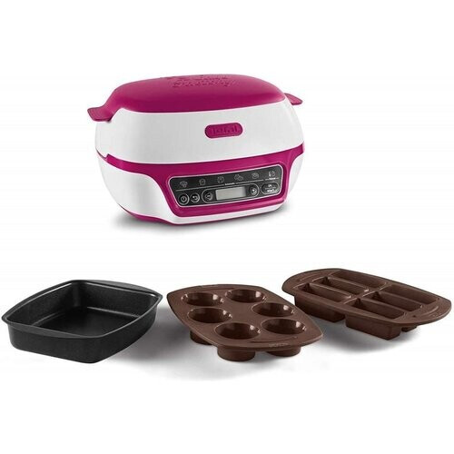 Refurbished Keukenmachine Tefal Cake factory KD801811 L -Wit/Roze Tweedehands