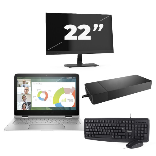 Refurbished Lenovo ThinkBook 13s G2 - Intel Core i5-11e Generatie - 13 inch - 8GB RAM - 256GB SSD - Windows 11 Home + 1x 22 inch Monitor Tweedehands