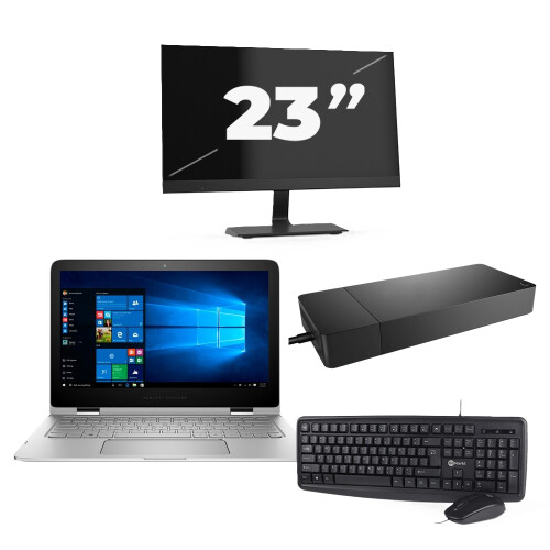 Refurbished Lenovo ThinkPad L13 G2 - Intel Core i5-11e Generatie - 13 inch - 8GB RAM - 256GB SSD - Windows 11 Home + 1x 23 inch Monitor Tweedehands