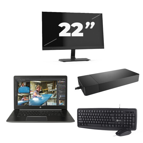 Refurbished Lenovo Thinkpad L13 G3 - Intel Core i5-13e Generatie - 13 inch - 16GB RAM - 256GB SSD - Windows 11 Home + 1x 22 inch Monitor Tweedehands