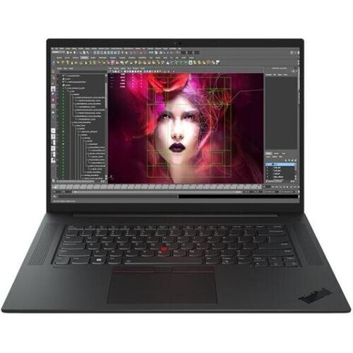 Refurbished Lenovo ThinkPad P1 G5 16" Core i9 2.1 GHz - SSD 1000 GB - 64GB QWERTZ - Duits Tweedehands