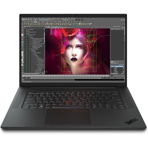 Refurbished Lenovo ThinkPad P1 G6 16" Core i7 2.6 GHz - SSD 1000 GB - 32GB QWERTZ - Duits Tweedehands