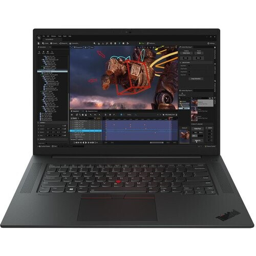 Refurbished Lenovo ThinkPad P1 G6 16" Core i9 2.1 GHz - SSD 1 TB - 96GB QWERTY - Italiaans Tweedehands