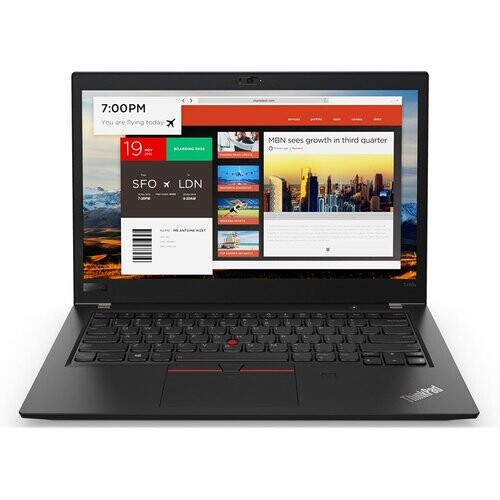Refurbished Lenovo ThinkPad T480S 14" Core i5 1.6 GHz - SSD 256 GB - 16GB QWERTY - Portugees Tweedehands