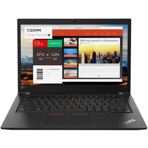 Refurbished Lenovo ThinkPad T480S 14" Core i5 1.7 GHz - HDD 128 GB - 8GB AZERTY - Frans Tweedehands