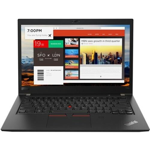 Refurbished Lenovo ThinkPad T480S 14" Core i5 1.7 GHz - SSD 128 GB - 8GB AZERTY - Frans Tweedehands