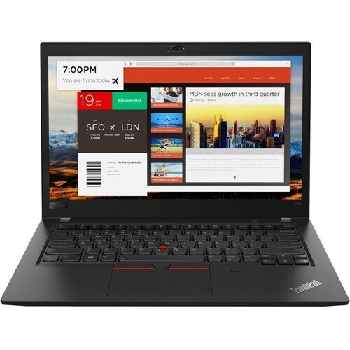 Refurbished Lenovo ThinkPad T480S 14" Core i7 1.8 GHz - SSD 480 GB - 8GB QWERTZ - Duits Tweedehands