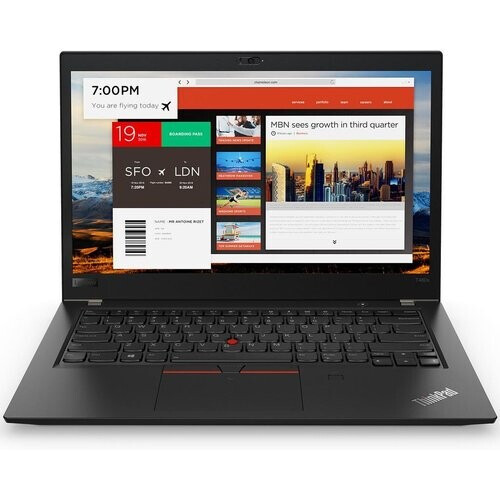 Refurbished Lenovo ThinkPad T480S 14" Core i7 1.9 GHz - SSD 1000 GB - 16GB AZERTY - Frans Tweedehands