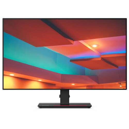 Refurbished Lenovo ThinkVision P27h-20 - 27 inch - 2560x1440 - DP - HDMI - Zwart Tweedehands