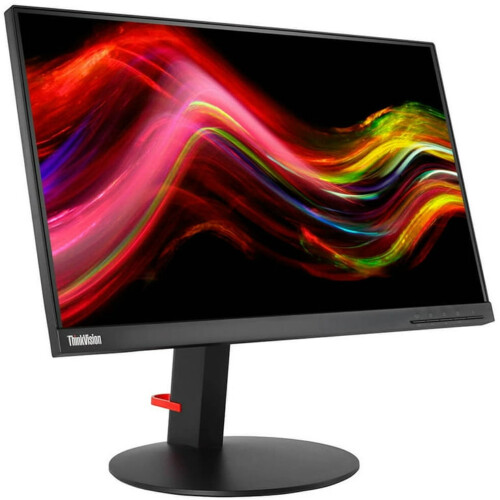 Refurbished Lenovo ThinkVision T27i-10 - 27 inch - 1920x1080 - DP - HDMI - VGA - Zwart Tweedehands