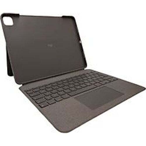 Refurbished Logitech Combo Touch Keyboard Dock oxford grey iPad Pro 12,9 (5e en 6e) [duitse toetsenbordindeling, QWERTZ] Tweedehands