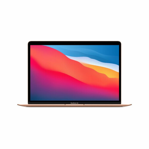 Refurbished MacBook Air 13 inch M1 8 GB / 512 GB (AZERTY/FRANS) Goud Gebruikt Tweedehands