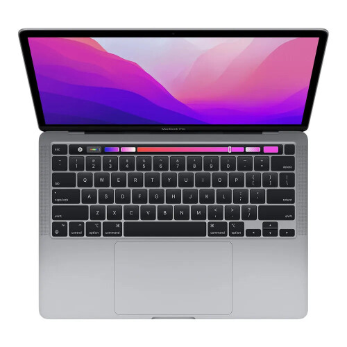 Refurbished MacBook Pro 13 inch Touchbar M2 8 GB / 256 GB (AZERTY/FRANS) Space Gray Als nieuw Tweedehands