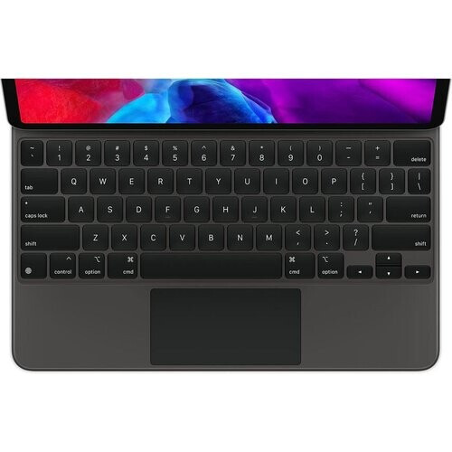 Refurbished Magic Keyboard (iPad niet inbegrepen) 10.9"/11" (2020) - Zwart - QWERTY - Spaans Tweedehands