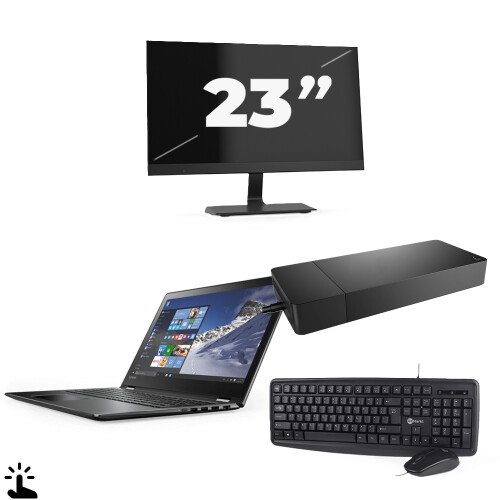 Refurbished Microsoft Surface Laptop 4 - Intel Core i7-11e Generatie - 13 inch - Touch - 16GB RAM - 256GB SSD - Windows 11 Home + 1x 23 inch Monitor Tweedehands