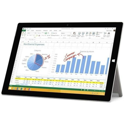 Refurbished Microsoft Surface Pro 3 12" Core i5 1.9 GHz - HDD 128 GB - 4GB Tweedehands
