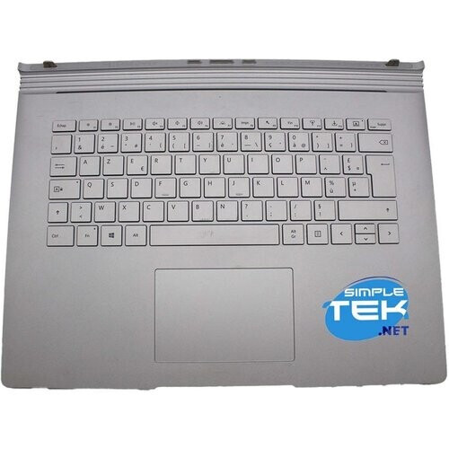 Refurbished Microsoft Toetsenbord AZERTY Frans Verlicht Surface book 2 1813 Tweedehands