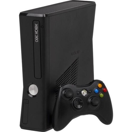 Refurbished Microsoft Xbox 360 slim 250Go - Zwart Tweedehands