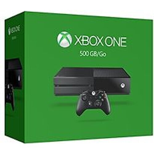 Refurbished Microsoft Xbox One 500 GB [incl. draadloze controller ] mat zwart Tweedehands