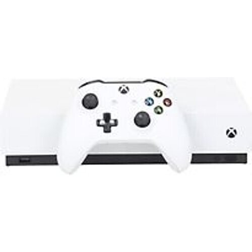Refurbished Microsoft Xbox One S 1 TB [All-Digital editie incl. draadloze controller, zonder spel] wit Tweedehands