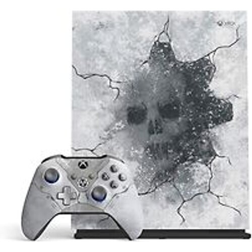 Refurbished Microsoft Xbox One X 1TB [Gears 5 Limeted Edition incl. Kait Diaz Wireless Controller, zonder spel] grijs Tweedehands