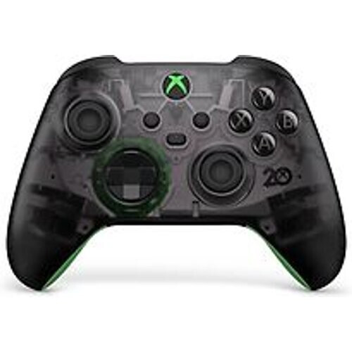 Refurbished Microsoft Xbox Series X Wireless Controller translucent black [2020, Speciale editie van de 20e verjaardag] Tweedehands