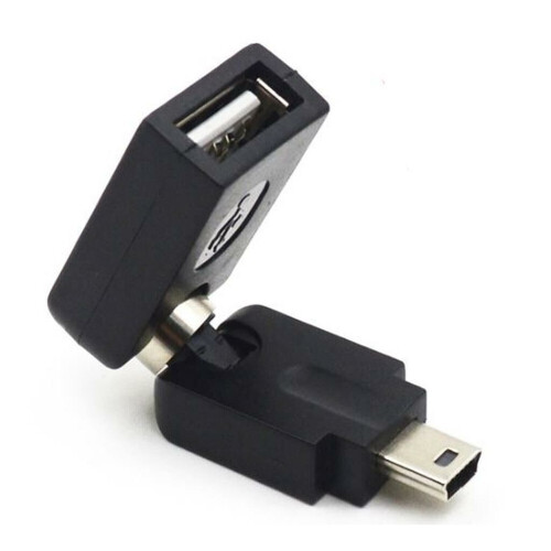 Refurbished Mini USB to 360°USB-A OTG Connector F/M Tweedehands
