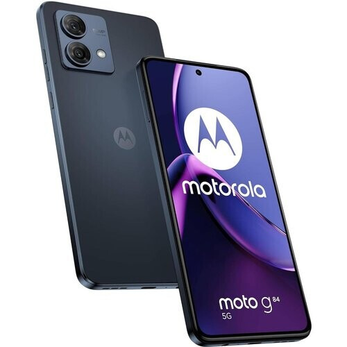 Refurbished Motorola Moto G84 256GB - Blauw - Simlockvrij - Dubbele simkaart Tweedehands