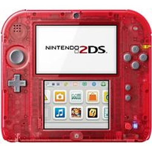 Refurbished Nintendo 2DS transparant rood Tweedehands