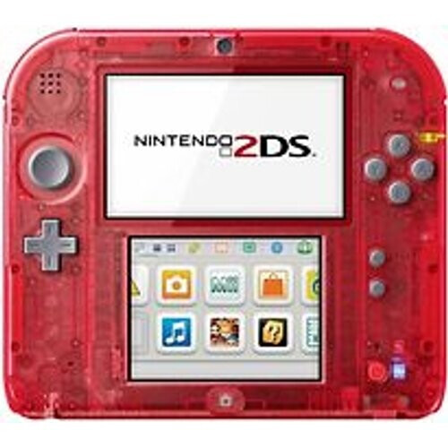 Refurbished Nintendo 2DS transparant rood Tweedehands