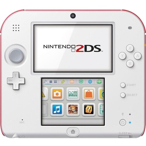 Refurbished Nintendo 2DS - Wit/Rood Tweedehands