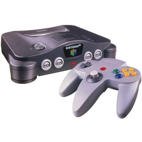 Refurbished Nintendo 64 - Zwart/Grijs Tweedehands