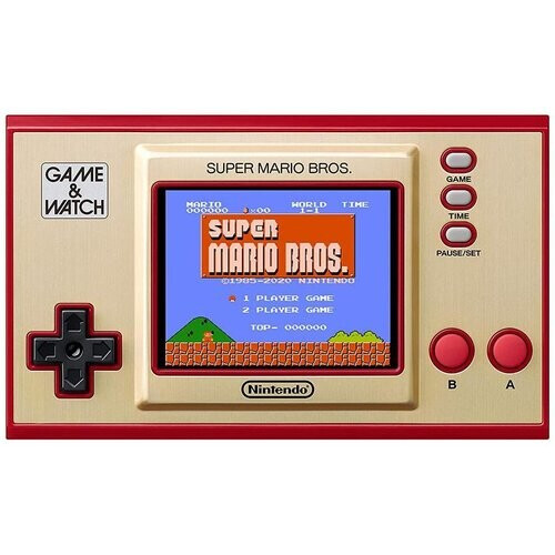 Refurbished Nintendo Game & Watch: Super Mario Bros - Rood/Goud Tweedehands