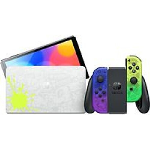 Refurbished Nintendo Switch OLED 64GB [Splatoon 3 Editie incl. controller veelkleurig] wit Tweedehands