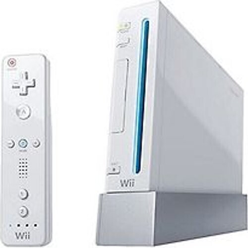 Refurbished Nintendo Wii [incl. Controller, zonder Wii Sports, Game Cube compatibel] wit Tweedehands
