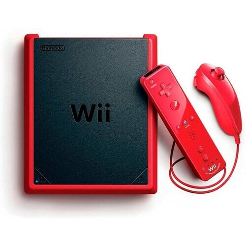 Refurbished Nintendo Wii Mini - Rood/Zwart Tweedehands