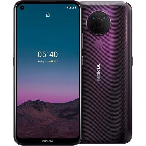 Refurbished Nokia 5.4 64GB - Paars - Simlockvrij - Dual-SIM Tweedehands