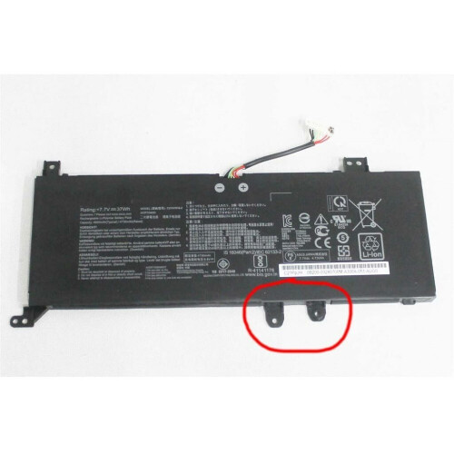 Refurbished Notebook battery for Asus Vivobook X412F F515JA series C21N1818-2 7.7V 37Wh Type A Tweedehands
