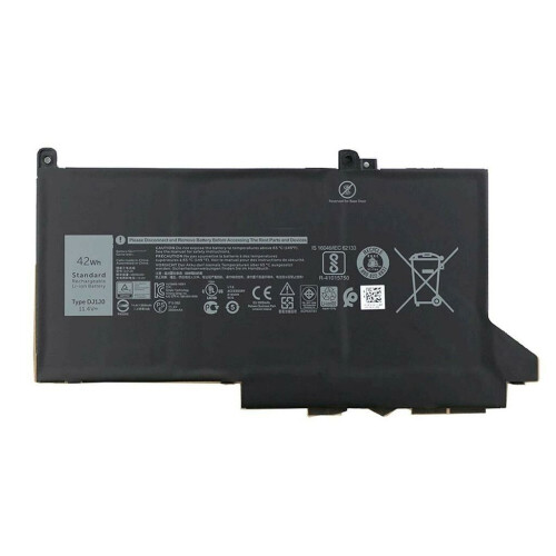 Refurbished Notebook battery for Dell Latitude 12 7280 7480 7290 series 0NF0H 11.4V 42wh 3600mAh Tweedehands