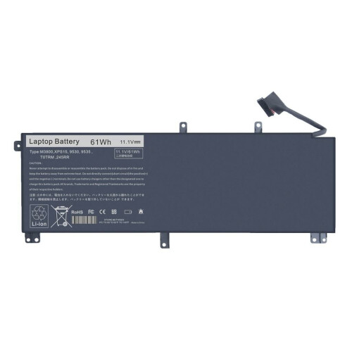 Refurbished Notebook battery for DELL Precision M3800 XPS 15 9530 with SSD series 11.1V 5400mAh 61Wh Tweedehands