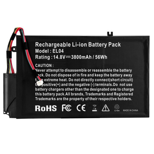 Refurbished Notebook battery for HP Envy TouchSmart 4-1000 series 14.8V 3500mAh Tweedehands