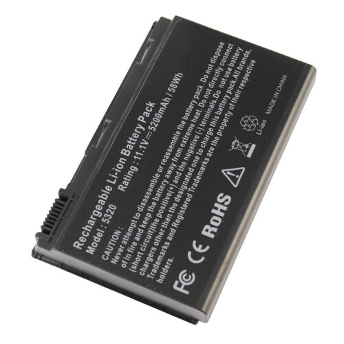 Refurbished Notebook battery for Travelmate 5520 series 11.1V 4400mAh 10.8V /11.1V 4400mAh Tweedehands
