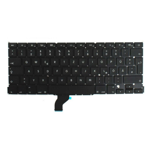 Refurbished Notebook keyboard for Apple Macbook Pro Unibody 13.3" A1502 ME864 ME865 ME866 2013 German Tweedehands