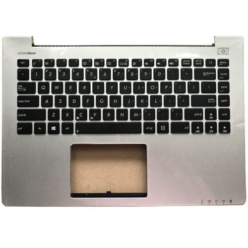 Refurbished Notebook keyboard for ASUS S400 S400C S400CA X402C with topcase pulled silver Tweedehands