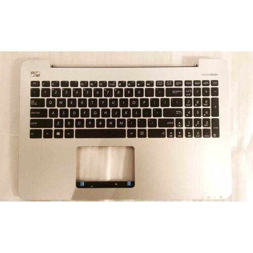 Refurbished Notebook keyboard for ASUS X555 K555 R556 with topcase silver pulled Tweedehands