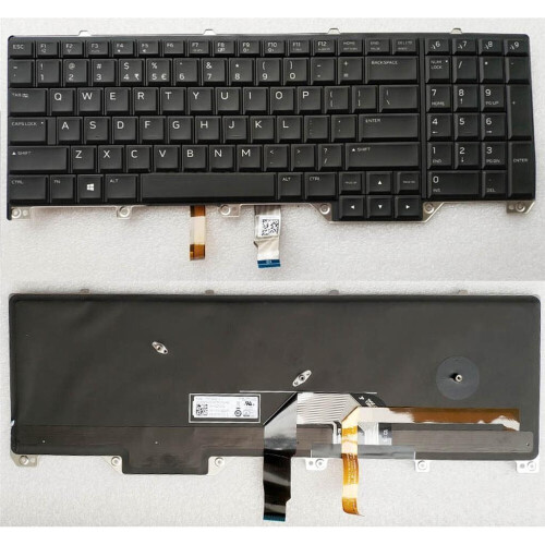 Refurbished Notebook keyboard for Dell Alienware M17 17 R4 R5 with backlit Tweedehands