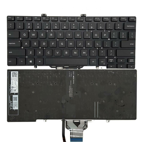 Refurbished Notebook keyboard for Dell Latitude L3400 5400 7400 7410 5410 with backlit Tweedehands